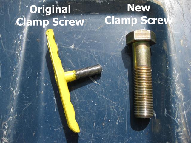 Original and New Clamp Screws